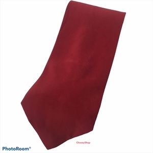 Tie NWT Maroon Polyester Solid Color Cezani Tie